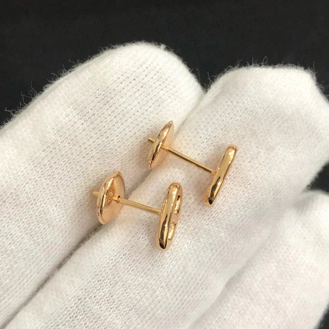 [Perla Lux]CHAINE SMALL EARRINGS GOLD AND SILVER