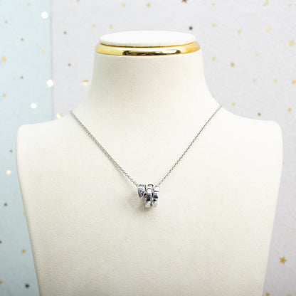 [Perla Lux]SERPENTI SILVER NECKLACE DIAMOND