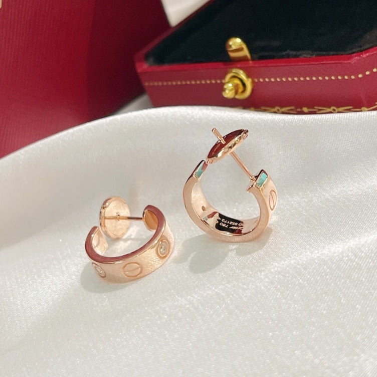 [Perla Lux]LOVE EARRINGS 5.7MM 2 DIAMONDS