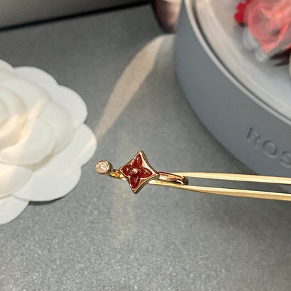 [Perla Lux]STAR 1 DIAMOND OPEN RING