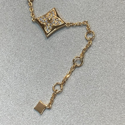 [Perla Lux]STAR AND SUN 4 MOTIFS GOLD DIAMONDS BRACELET