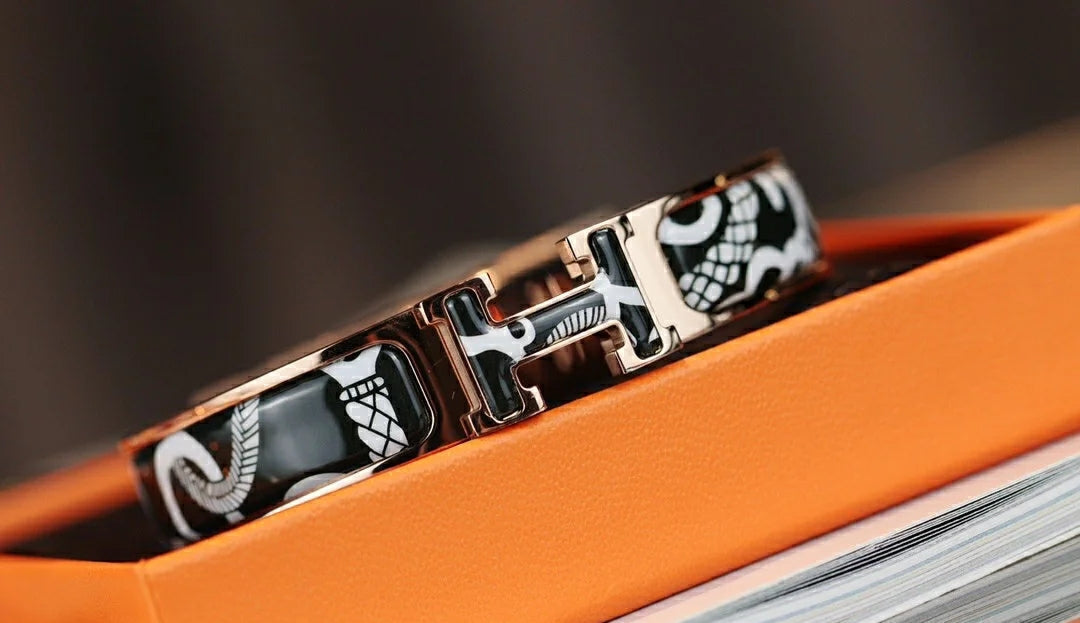 [Perla Lux]H TARTAN BRACELET 12MM
