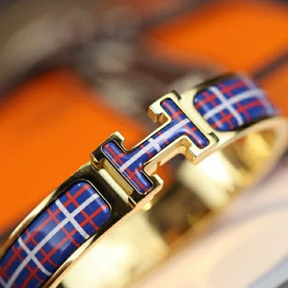 [Perla Lux]H TARTAN BRACELET 12MM