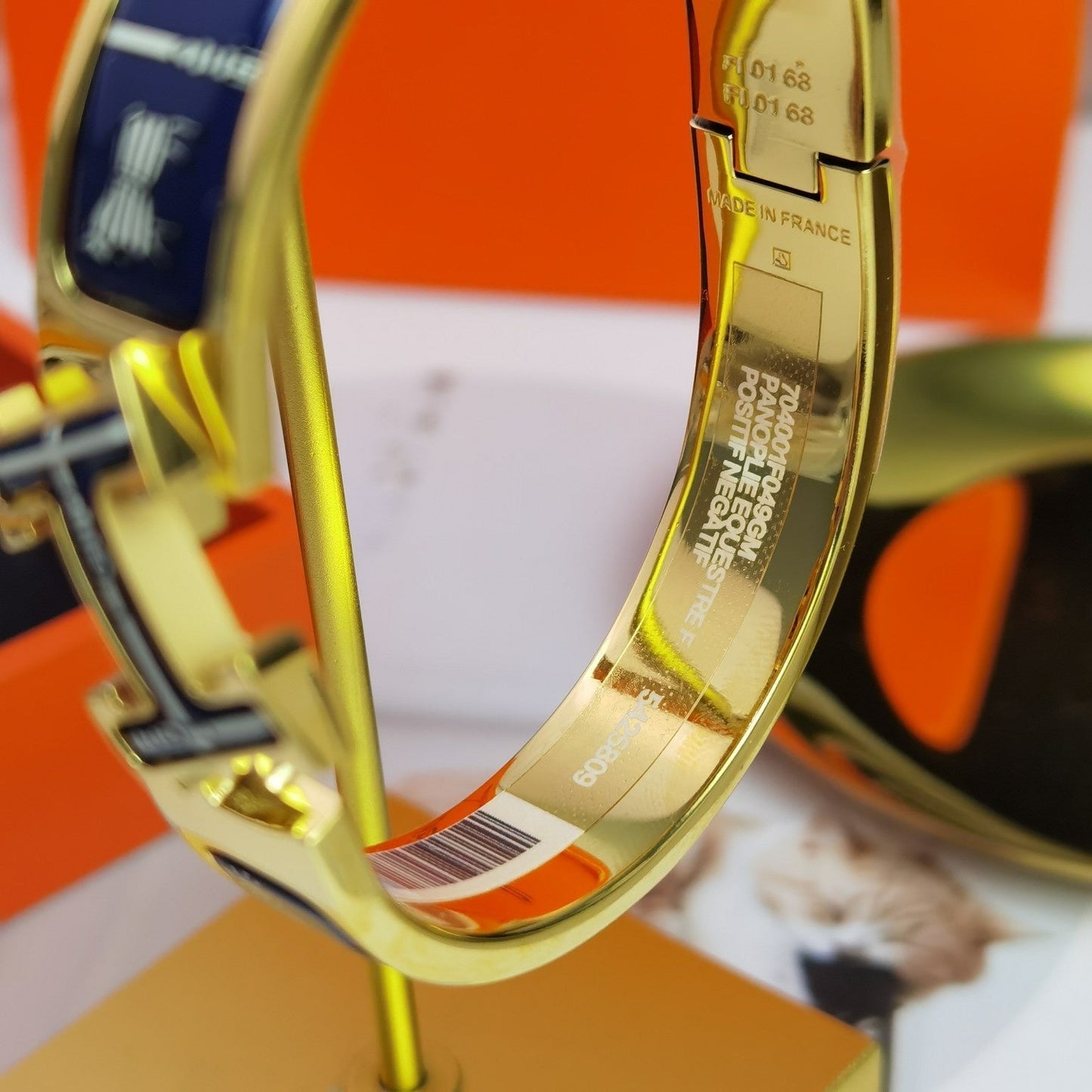 [Perla Lux]H COUVERTURES DARK BLUE BRACELET