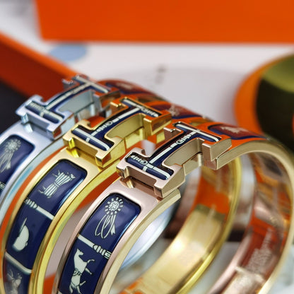 [Perla Lux]H COUVERTURES DARK BLUE BRACELET