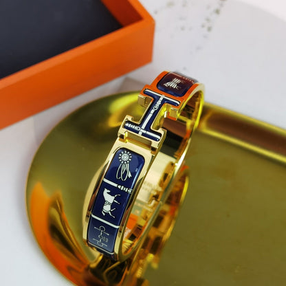 [Perla Lux]H COUVERTURES DARK BLUE BRACELET