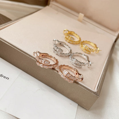 [Perla Lux]SERPENTI EARRINGS DIAMOND