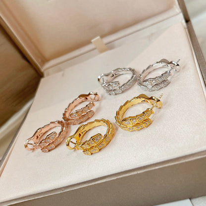 [Perla Lux]SERPENTI EARRINGS DIAMOND
