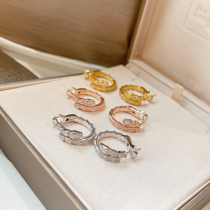 [Perla Lux]SERPENTI EARRINGS DIAMOND