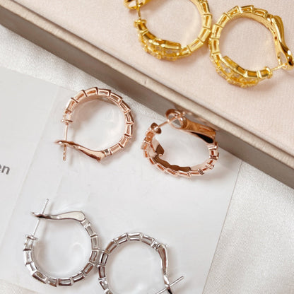 [Perla Lux]SERPENTI EARRINGS DIAMOND