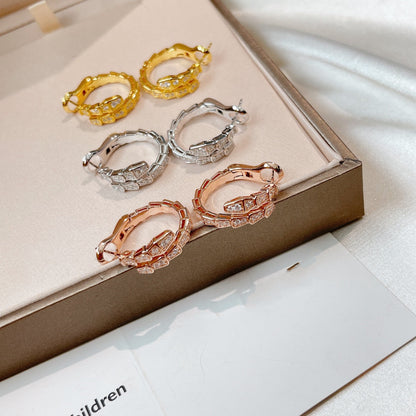 [Perla Lux]SERPENTI EARRINGS DIAMOND