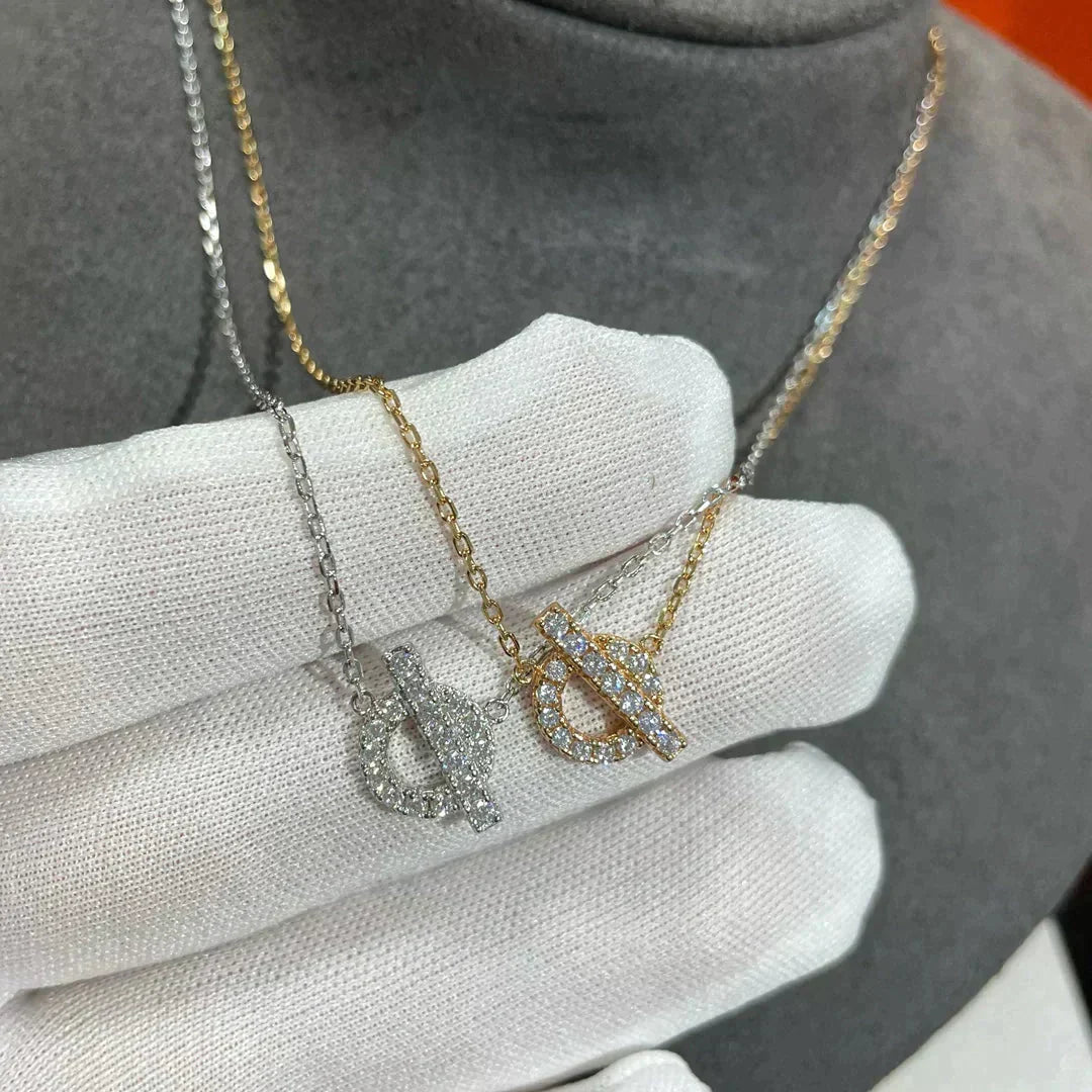[Perla Lux]ECHAPEE NECKLACE DIAMOND