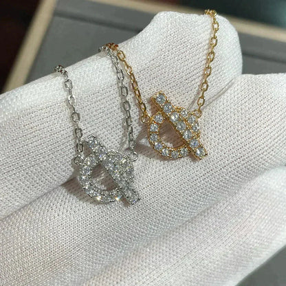 [Perla Lux]ECHAPEE NECKLACE DIAMOND