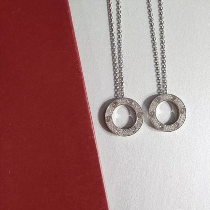 [Perla Lux]LOVE NECKLACE ADJUSTABLE SILVER