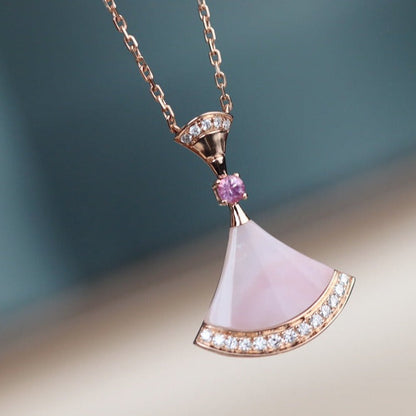 [Perla Lux]DREAM NECKLACE PINK MOP DIAMOND