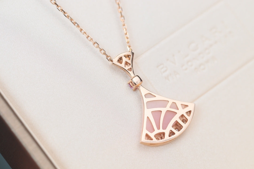 [Perla Lux]DREAM NECKLACE PINK MOP DIAMOND