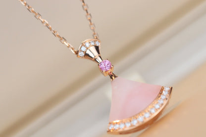 [Perla Lux]DREAM NECKLACE PINK MOP DIAMOND