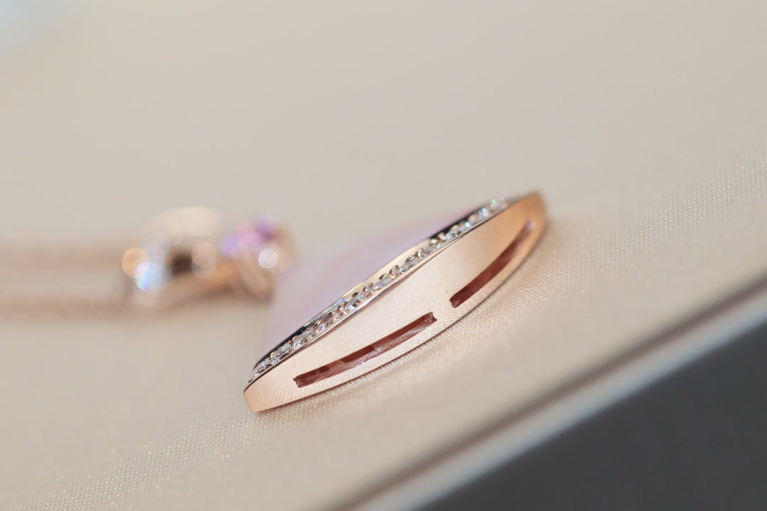 [Perla Lux]DREAM NECKLACE PINK MOP DIAMOND