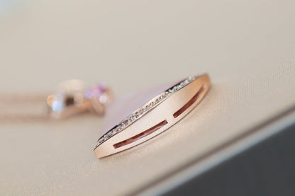 [Perla Lux]DREAM NECKLACE PINK MOP DIAMOND