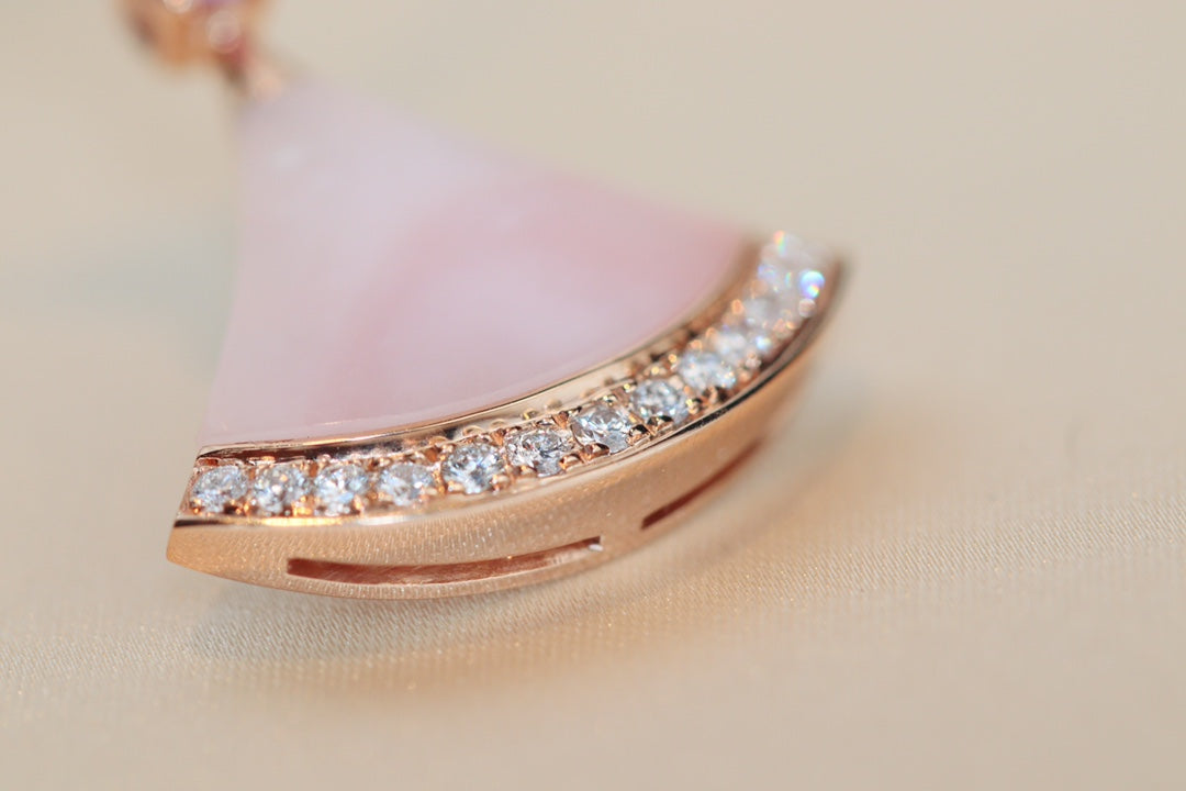 [Perla Lux]DREAM NECKLACE PINK MOP DIAMOND
