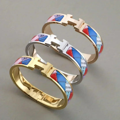 [Perla Lux]H BRACELET DOTTED BORDER 12MM