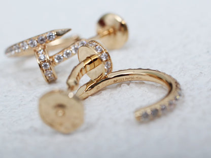 [Perla Lux]JUSTE EARRINGS 12.75MM PINK GOLD DIAMOND