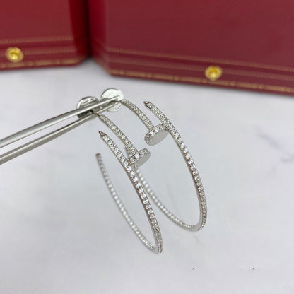 [Perla Lux]JUSTE EARRINGS FULL DIAMONDS 1.8MM