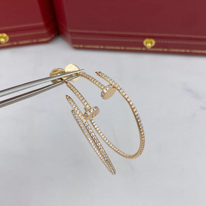 [Perla Lux]JUSTE EARRINGS FULL DIAMONDS 1.8MM