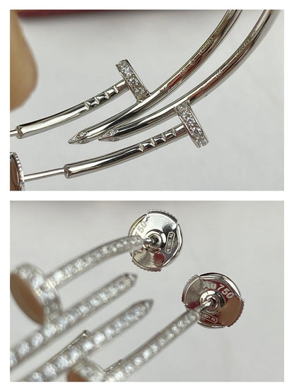 [Perla Lux]JUSTE EARRINGS FULL DIAMONDS 1.8MM