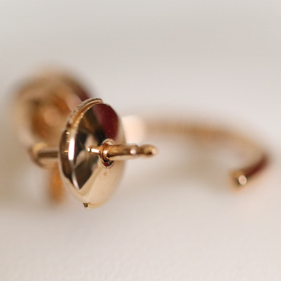 [Perla Lux]JUSTE EARRINGS PINK GOLD
