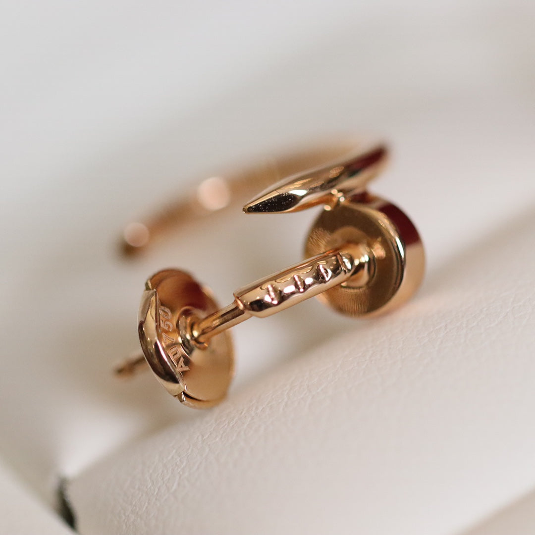 [Perla Lux]JUSTE EARRINGS PINK GOLD