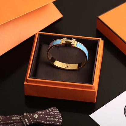 [Perla Lux]H CLOUD BLUE BRACELET GOLD DIAMOND