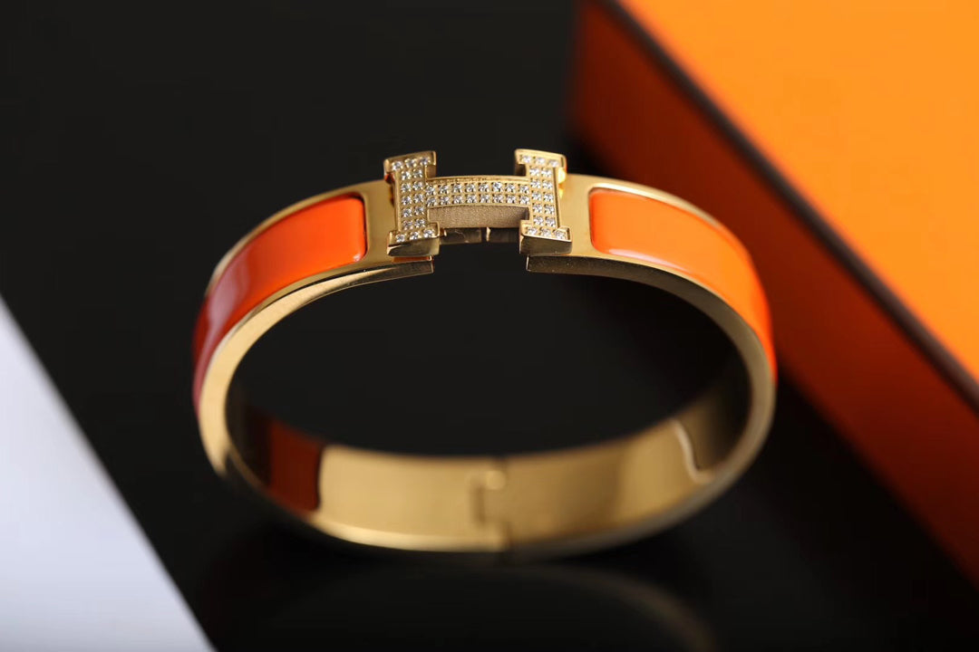 [Perla Lux]H BRACELET GOLD DIAMOND