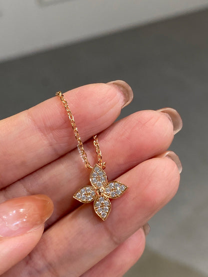 [Perla Lux]STAR DIAMOND NECKALCE