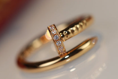 [Perla Lux]JUSTE RING 2.65MM GOLD DIAMOND