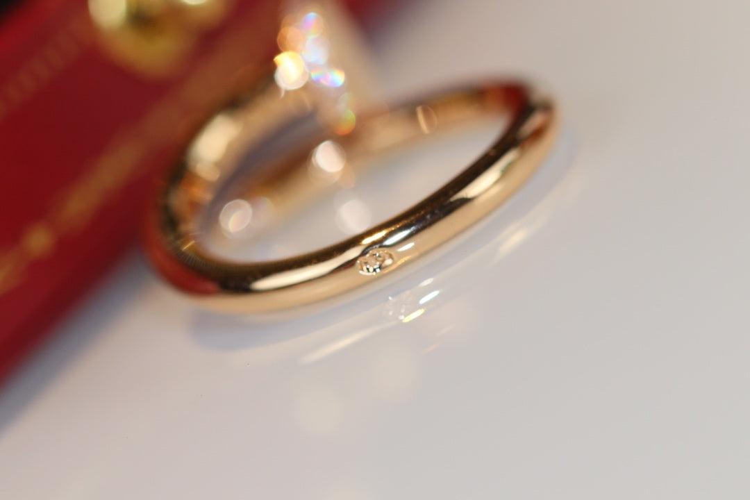 [Perla Lux]JUSTE RING 2.65MM GOLD DIAMOND