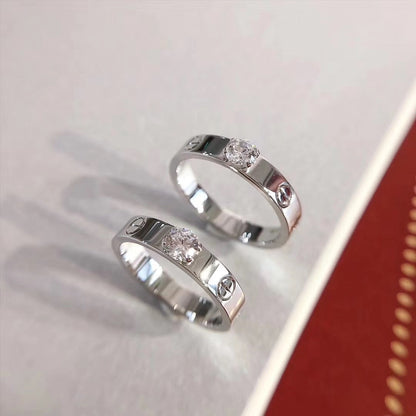 [Perla Lux]LOVE RING 3.6MM 1 BIG DIAMOND