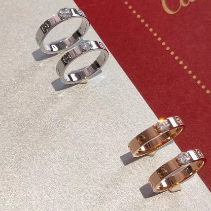 [Perla Lux]LOVE RING 3.6MM 1 BIG DIAMOND