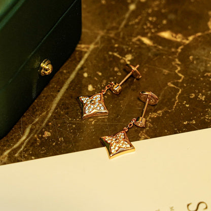 [Perla Lux]STAR DIAMONDS EARRINGS GOLD