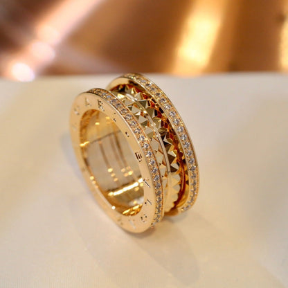 [Perla Lux]ZERO 1 GOLD DIAMOND RING