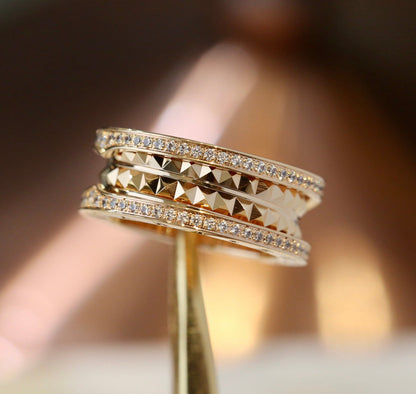 [Perla Lux]ZERO 1 GOLD DIAMOND RING