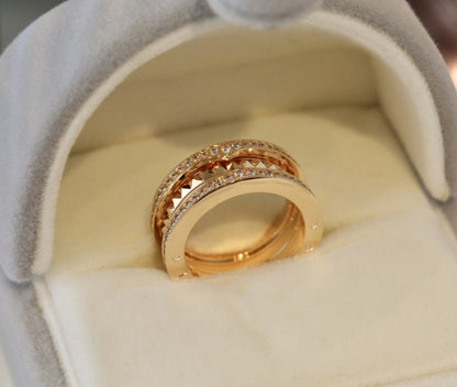 [Perla Lux]ZERO 1 GOLD DIAMOND RING