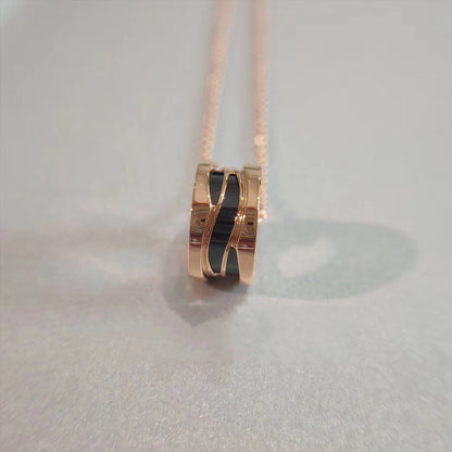 [Perla Lux]ZERO 1 NECKLACE PINK GOLD