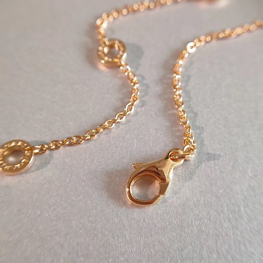 [Perla Lux]ZERO 1 NECKLACE PINK GOLD