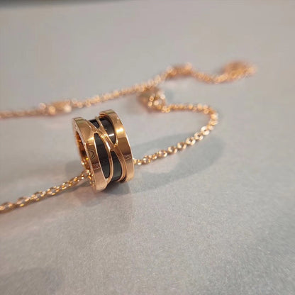[Perla Lux]ZERO 1 NECKLACE PINK GOLD