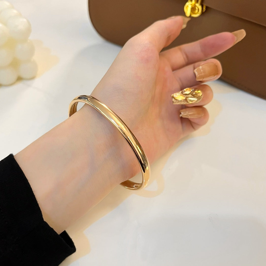 [Perla Lux]PANTHERE GOLD DIAMOND OPEN BRACELET