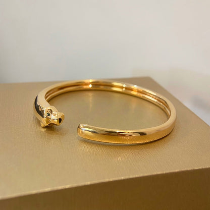 [Perla Lux]PANTHERE GOLD OPEN BRACELET
