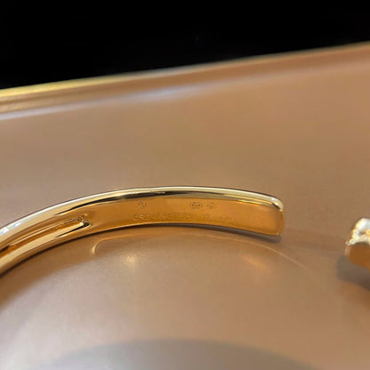 [Perla Lux]PANTHERE GOLD OPEN BRACELET