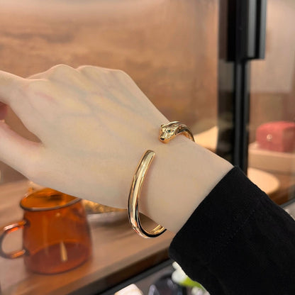 [Perla Lux]PANTHERE GOLD OPEN BRACELET
