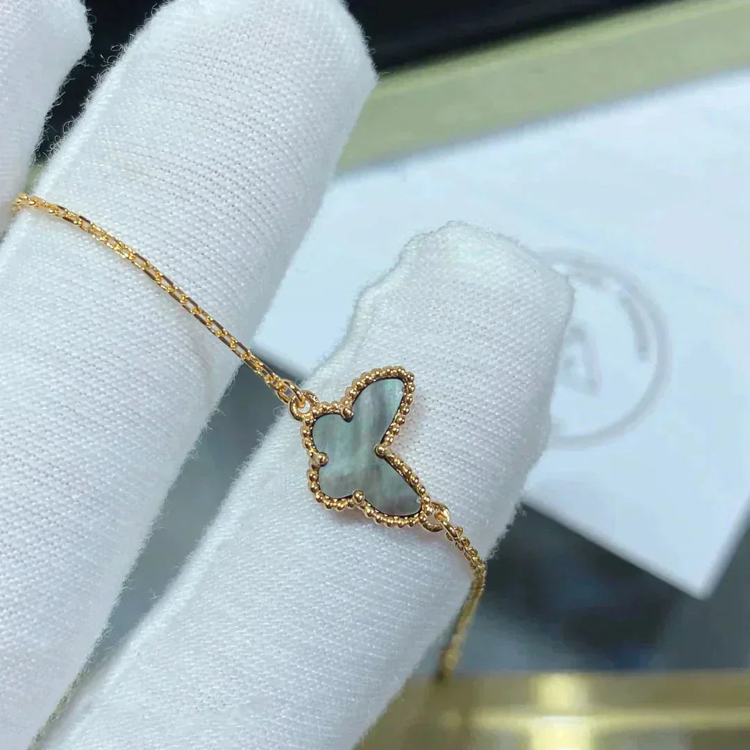 [Perla Lux]BUTTERFLY DARK MOP BUTTERFLY BRACELET